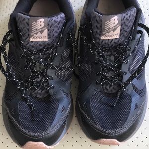 New Balance Navy and Pink Athletic Shoes